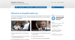 Desktop Screenshot of hepatitis-delta.org