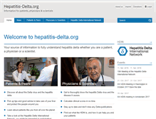 Tablet Screenshot of hepatitis-delta.org